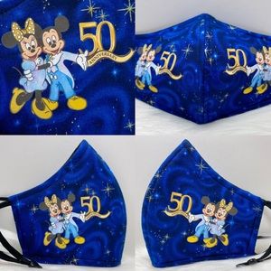 Disney World 50th Anniversary Mickey Minnie mask
